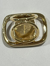 Load image into Gallery viewer, Ferragamo Gold Tone Scarf Ring
