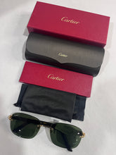 Load image into Gallery viewer, Cartier Rimless Rectangle Sunglasses
