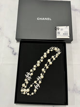 Load image into Gallery viewer, Chanel Long Pearl Strand CC Crystal/Pearl Inlay Necklace
