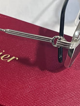 Load image into Gallery viewer, Cartier Silver Aviator Sunglasses
