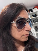 Load image into Gallery viewer, Cartier Silver Aviator Sunglasses
