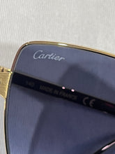 Load image into Gallery viewer, Cartier Womens Butterfly Rectangle 518 Sunglasses
