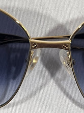 Load image into Gallery viewer, Cartier Womens Butterfly Rectangle 518 Sunglasses
