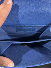 Load image into Gallery viewer, Chanel Boy North South Rectangle Cobalt Blue Caviar Crossbody Bag
