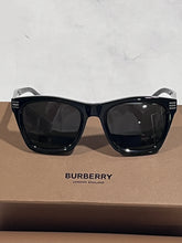 Load image into Gallery viewer, Burberry Black Resin Plaid Sunglasses
