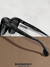 Load image into Gallery viewer, Burberry Black Resin Plaid Sunglasses
