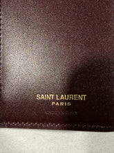 Load image into Gallery viewer, Saint Laurent YSL Cassandre Bordeaux Passport Holder

