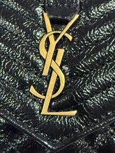 Load image into Gallery viewer, Saint Laurent YSL Cassandre Black Quilted Snap Wallet

