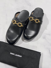 Load image into Gallery viewer, Saint Laurent YSL Black Clog
