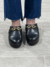 Load image into Gallery viewer, Saint Laurent YSL Black Clog
