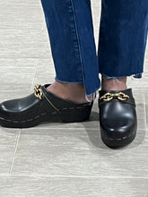 Load image into Gallery viewer, Saint Laurent YSL Black Clog
