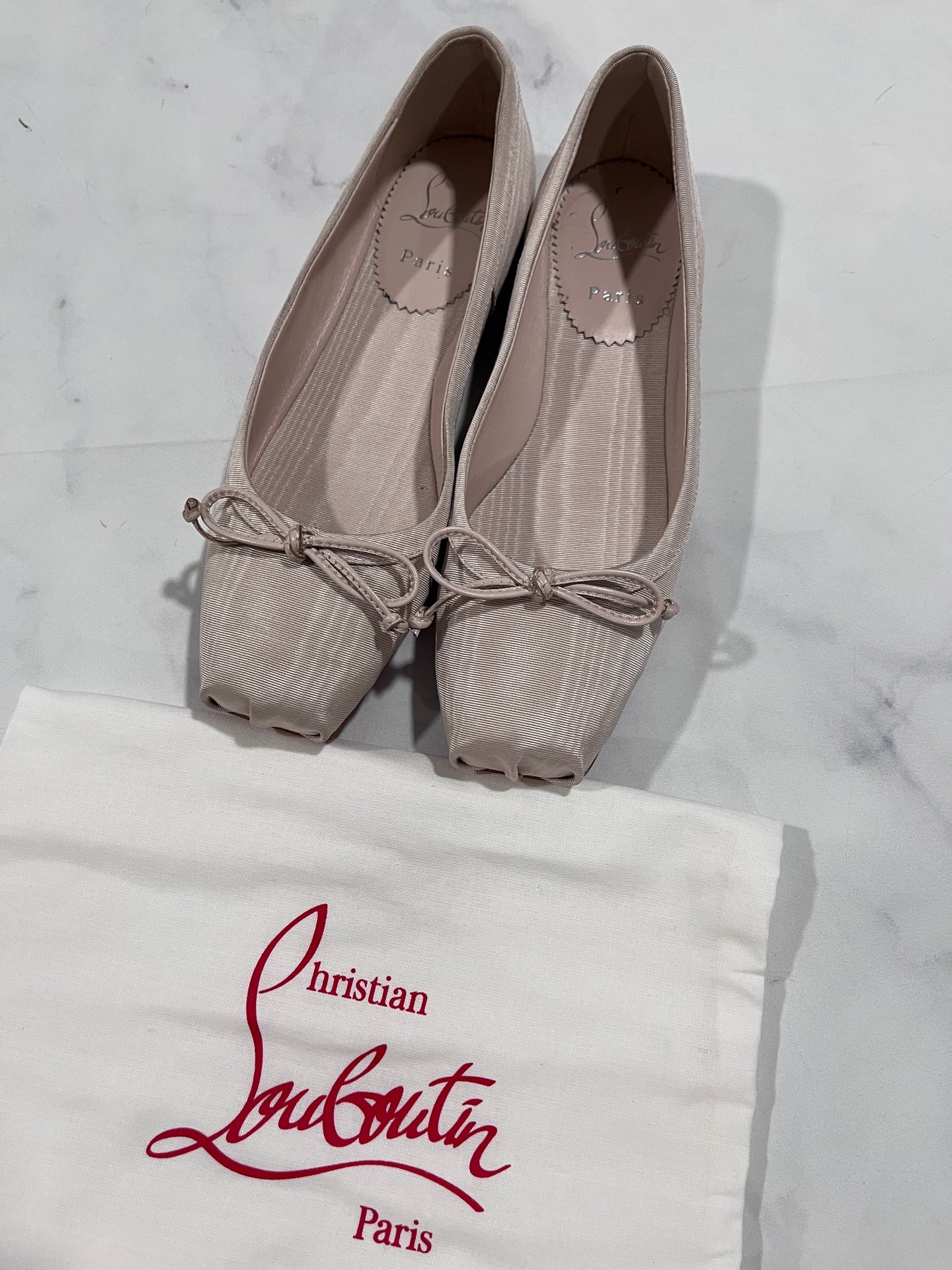 Christian Louboutin Mamadrague Leche Ballet Flats