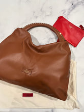 Load image into Gallery viewer, Valentino Tan Rockstud Hobo
