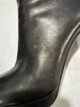 Load image into Gallery viewer, Prada Black Leather High Heel Slip On Boots
