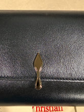 Load image into Gallery viewer, Christian Louboutin Metallic Blue Wallet On A Chain
