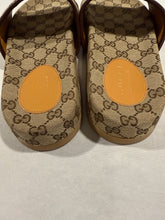 Load image into Gallery viewer, Gucci Mens Logo Canvas Slide
