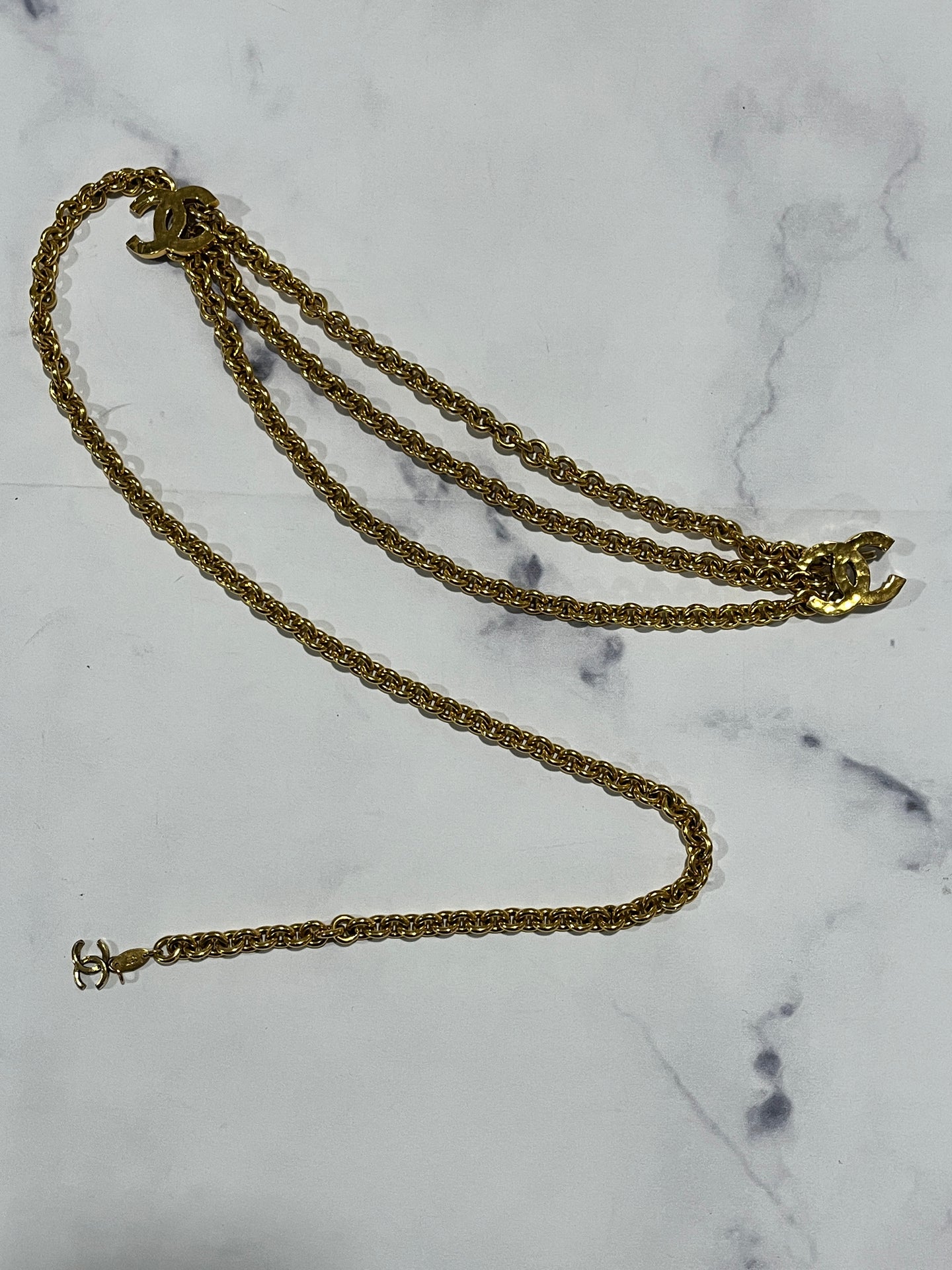 Chanel 1984 Gold Chain Belt