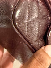 Load image into Gallery viewer, Chanel Burgandy Caviar Rectangular Extra Mini SHW
