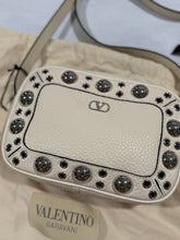 Load image into Gallery viewer, Valentino Garavani Ivory Shoulder Bag With Rivets
