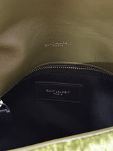 Load image into Gallery viewer, Saint Laurent YSL Small Lou Lou Green Velvet Bag
