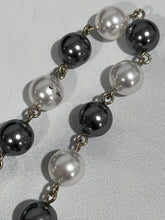 Load image into Gallery viewer, Chanel  19A Egyptian CC Gold tone Faux Pearl Strand Necklace
