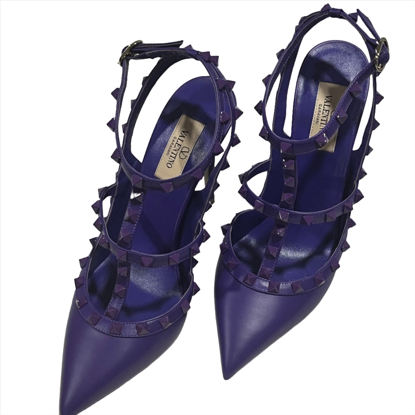 Valentino Garavani Purple Rockstud Pumps