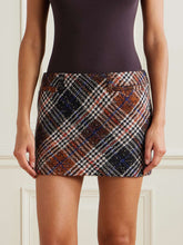 Load image into Gallery viewer, Missoni Houndstooth Wool Blend Mini Skirt
