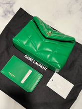 Load image into Gallery viewer, Saint Laurent YSL New Vert Green Small Lou Pouch
