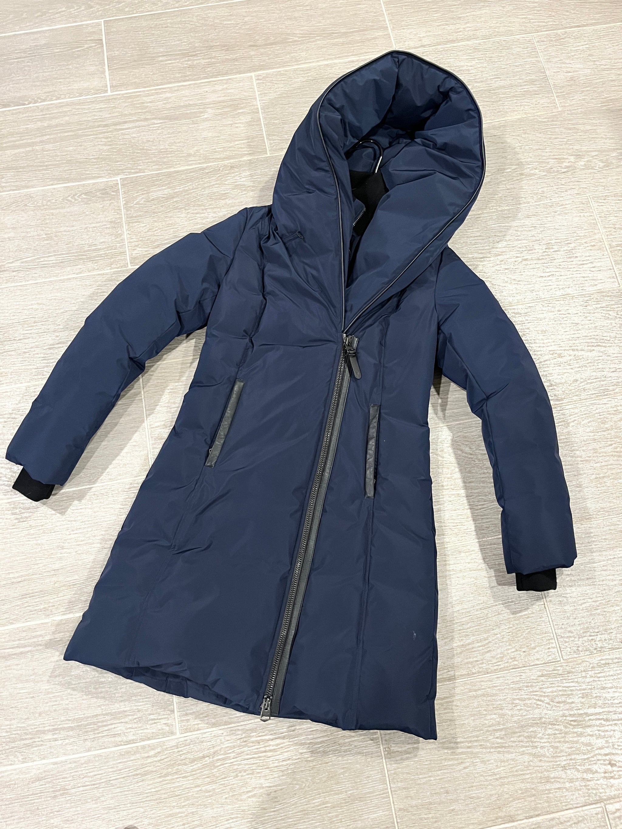 Mackage Navy Down Coat S – The Millionaires Closet
