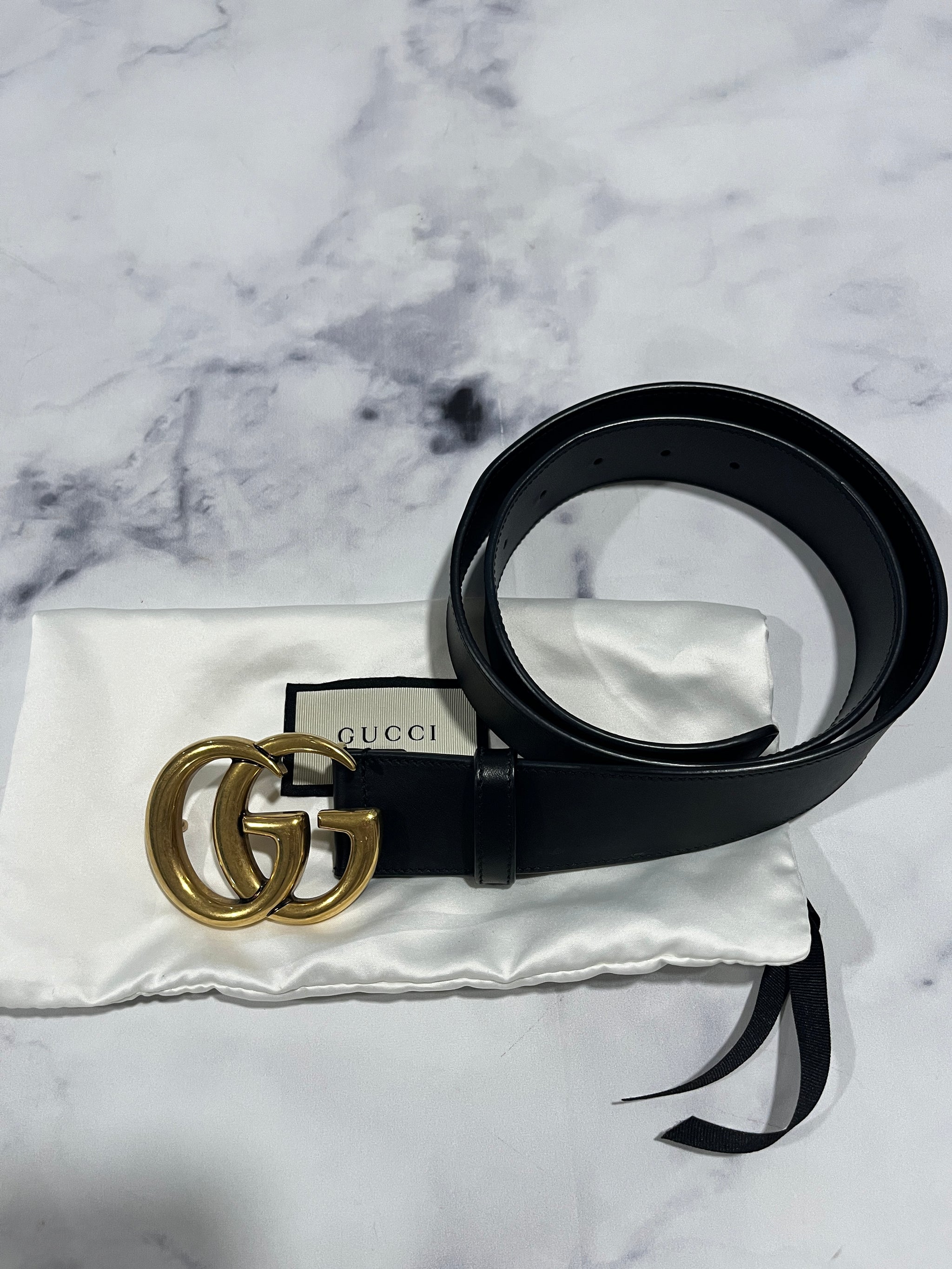 Size 85 GG belt Gucci Black Belt - Size 85 main image 2