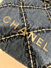 Load image into Gallery viewer, Chanel 24P Stitched  Denim 22 Crossbody Bag
