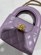 Load image into Gallery viewer, Chanel 24P Mini Violet KellyCrossbody Bag
