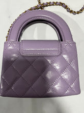 Load image into Gallery viewer, Chanel 24P Mini Violet KellyCrossbody Bag
