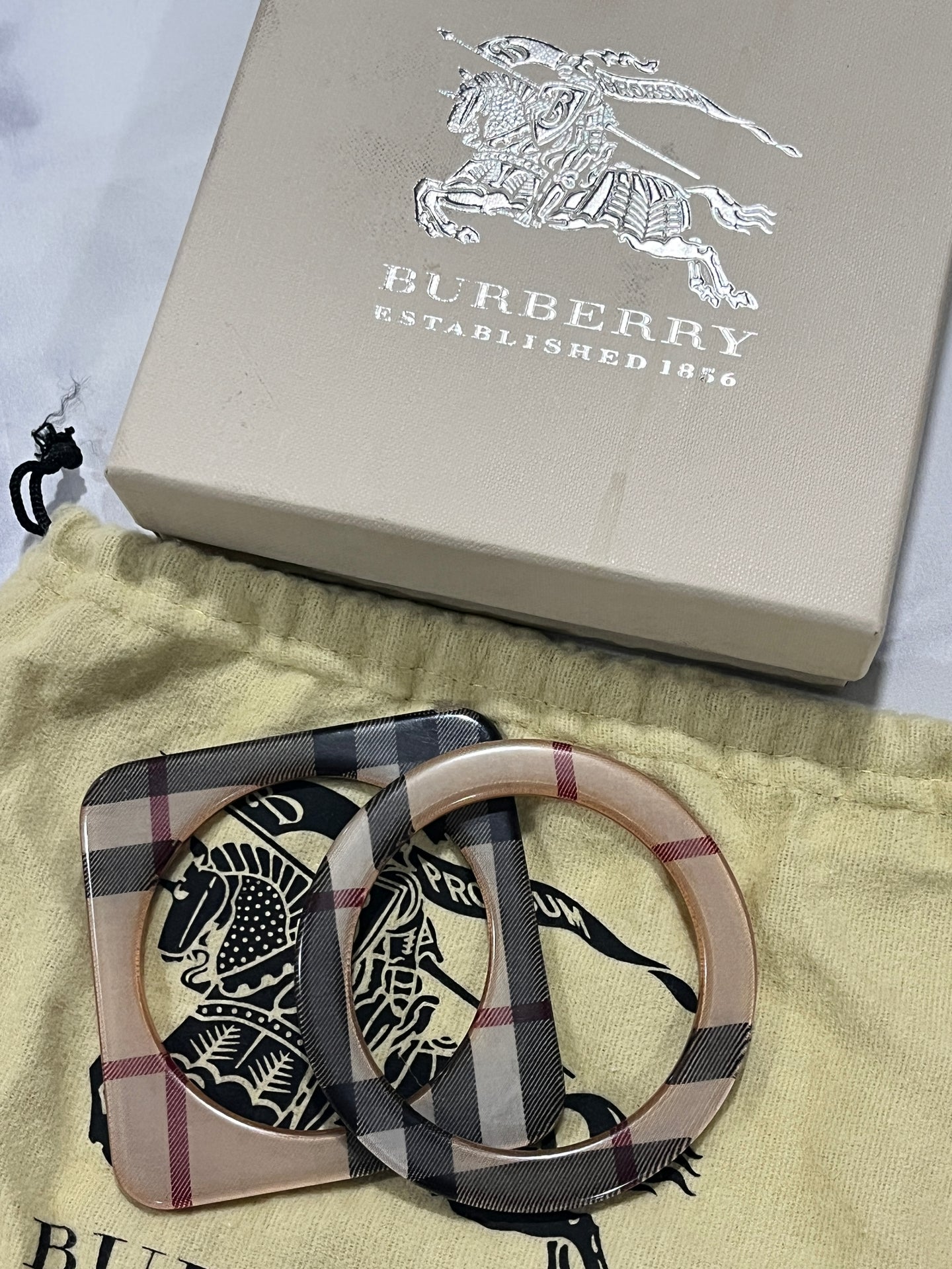 Burberry Novacheck 2 Resin Bracelets