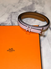 Load image into Gallery viewer, Hermes Pop H Pink Leather Belt
