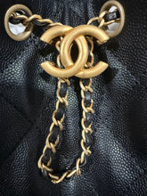 Load image into Gallery viewer, Chanel 25 Black Caviar Small Shoulder Bag
