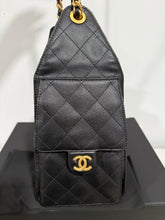 Load image into Gallery viewer, Chanel 25 Black Caviar Small Shoulder Bag

