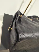 Load image into Gallery viewer, Chanel 25 Black Caviar Small Shoulder Bag
