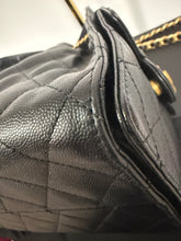 Load image into Gallery viewer, Chanel 25 Black Caviar Small Shoulder Bag

