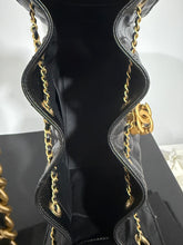 Load image into Gallery viewer, Chanel 25 Black Caviar Small Shoulder Bag
