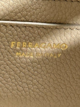 Load image into Gallery viewer, Salvatore Ferragamo Beige Gancini Buckle Crossbody Bag
