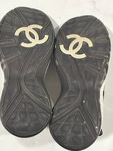 Load image into Gallery viewer, Chanel White/Black/Gray Sneakers
