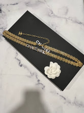 Load image into Gallery viewer, Chanel 20A Runway Strass Logo Reissue Chain Belt
