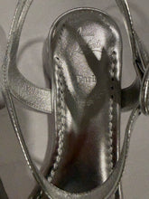 Load image into Gallery viewer, Christian Louboutin Silver Flat Sandal
