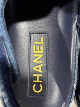 Load image into Gallery viewer, Chanel 23P Denim Printed Dad Sandals
