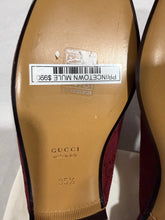 Load image into Gallery viewer, Gucci Princetown Burgundy Slides
