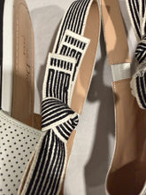 Load image into Gallery viewer, Dior White Perforated Slingback
