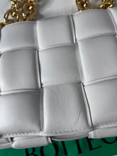 Load image into Gallery viewer, Bottega Veneta Padded Small Cassette Bag White
