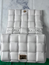 Load image into Gallery viewer, Bottega Veneta Padded Small Cassette Bag White
