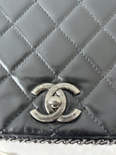 Load image into Gallery viewer, Chanel 15B Black Leather Quilted Enchained Bag
